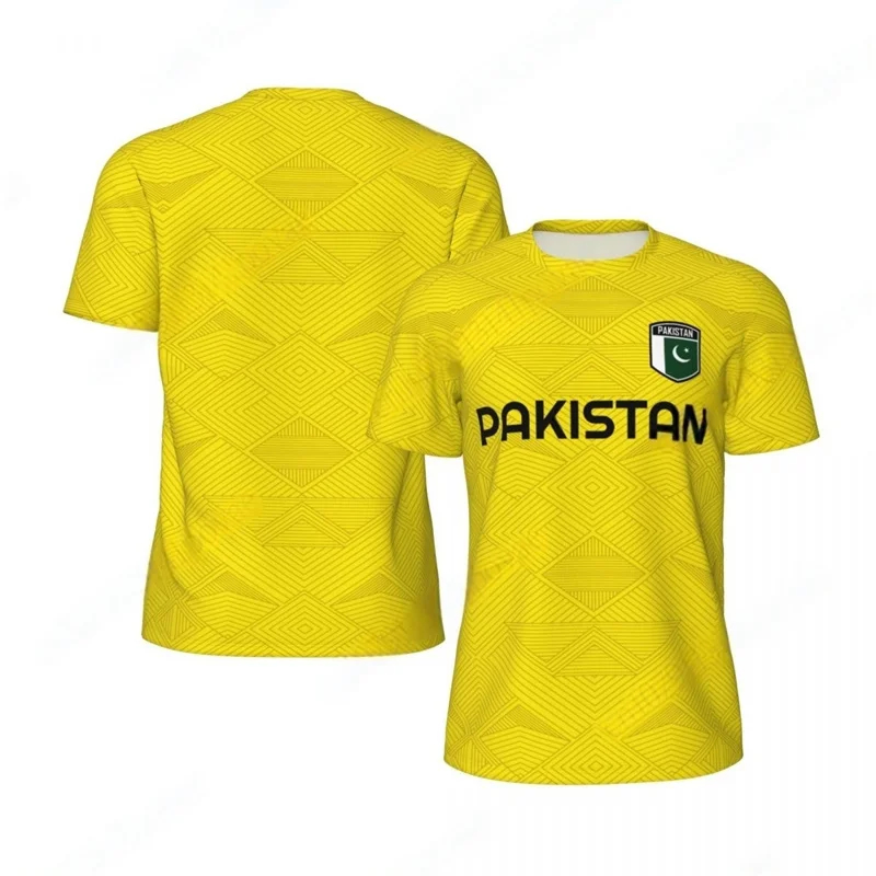 Maillot de Football graphique pakistanais hommes nouvelle mode 3D imprimé sport t-shirt été surdimensionné à manches courtes t-shirt pour homme vêtements