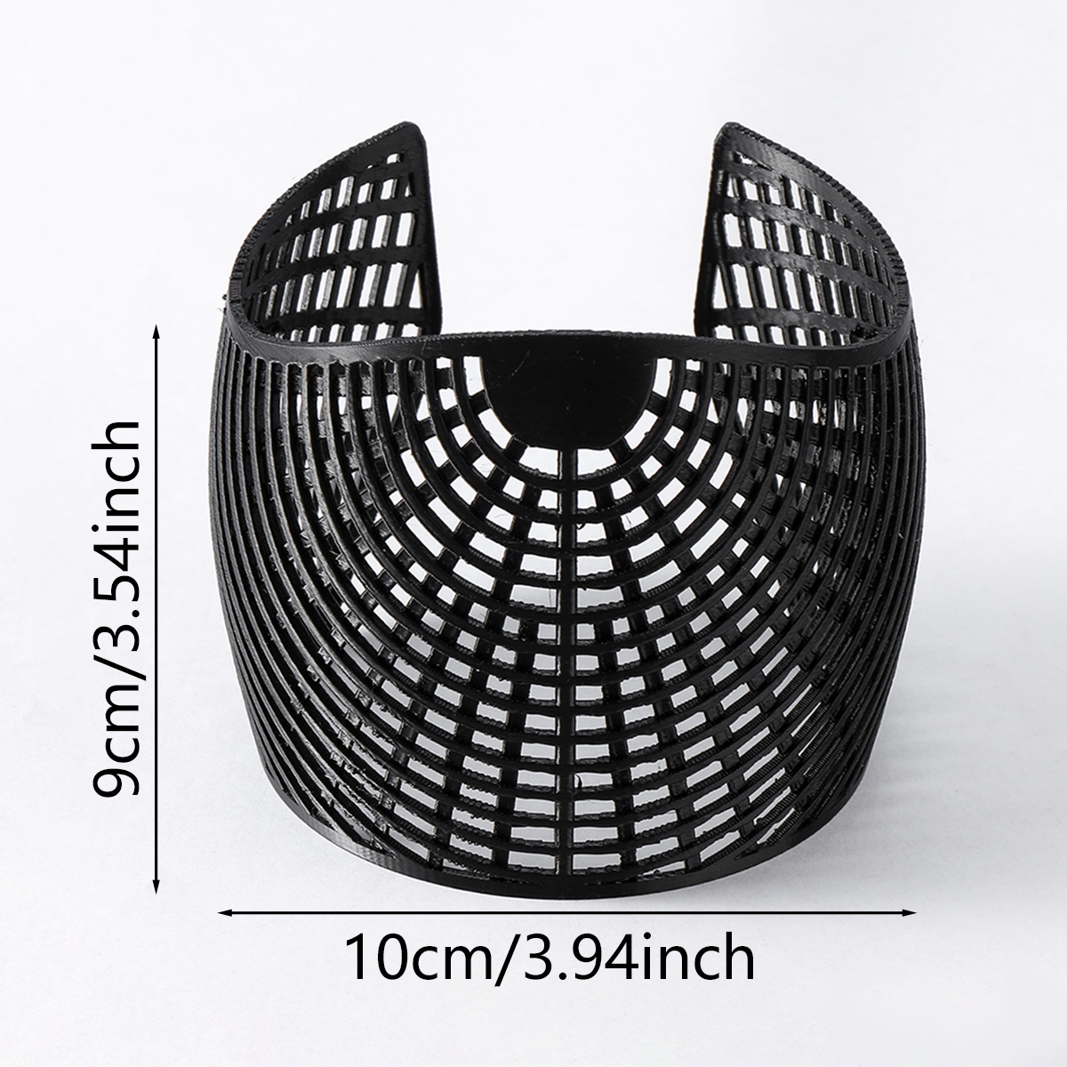 Foulard musulman à motif géométrique, bandeau antidérapant fixe pour fixation, foulard portable antidérapant élargi multifonction 10*9cm