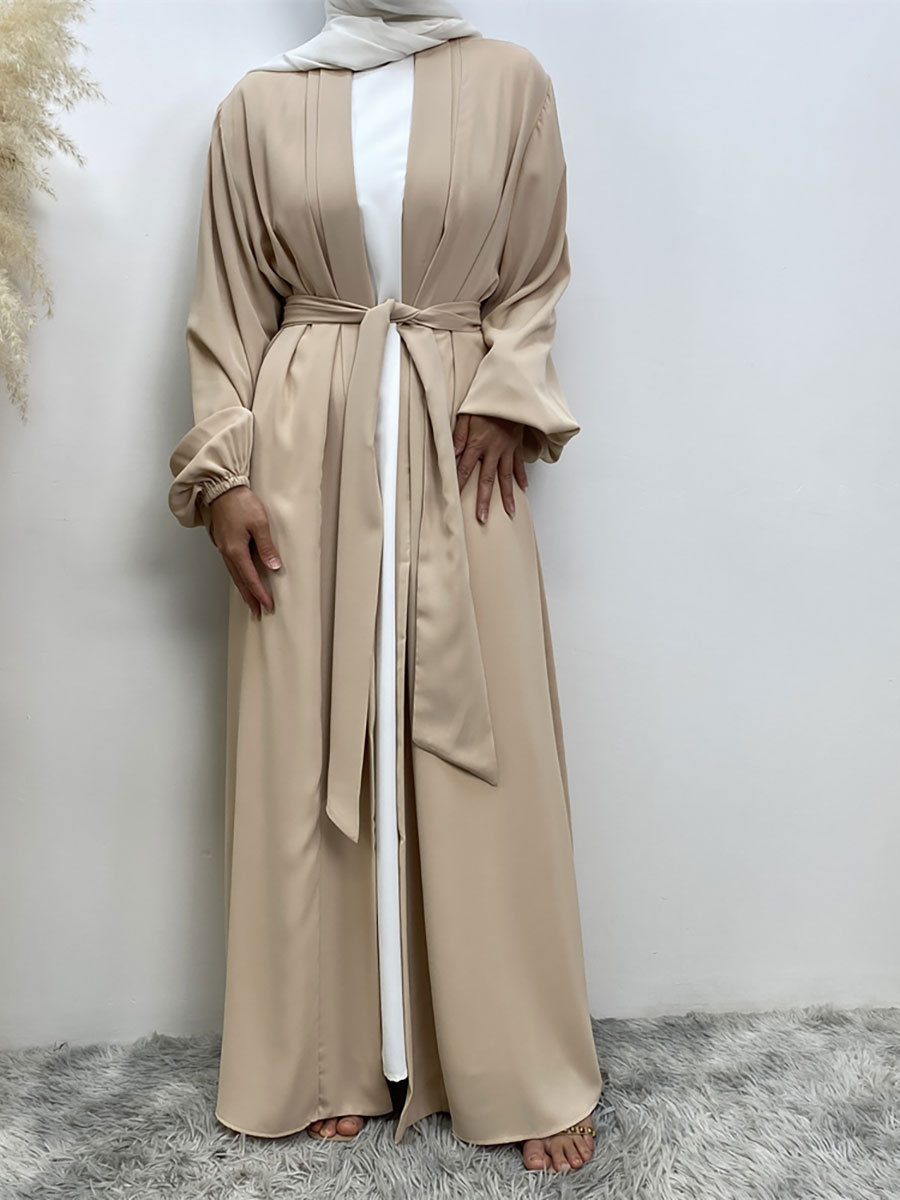 Eid Ramadan ouvert Abaya dubaï luxe turquie Abayas pour femmes Robe de mode musulmane caftan islamique Kimono Femme Robe musulmane