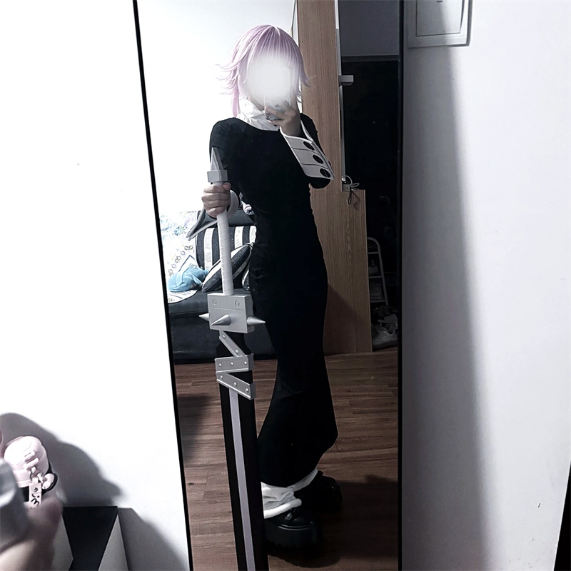 Costume de cosplay Anime Soul Eater Crona, ensemble complet avec chaussettes, manchettes, tenue pour fête d'Halloween, jeu de rôle, scène, vêtements de nonne, carnaval