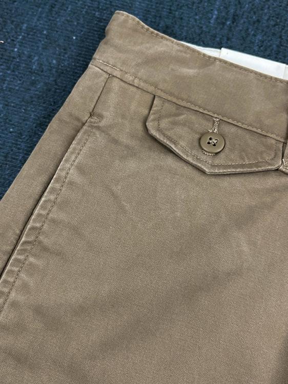 Amekaji pantalon décontracté droit conique extensible en coton lourd pour hommes américain japon rétro lavé vêtements de travail solide Chino pantalon
