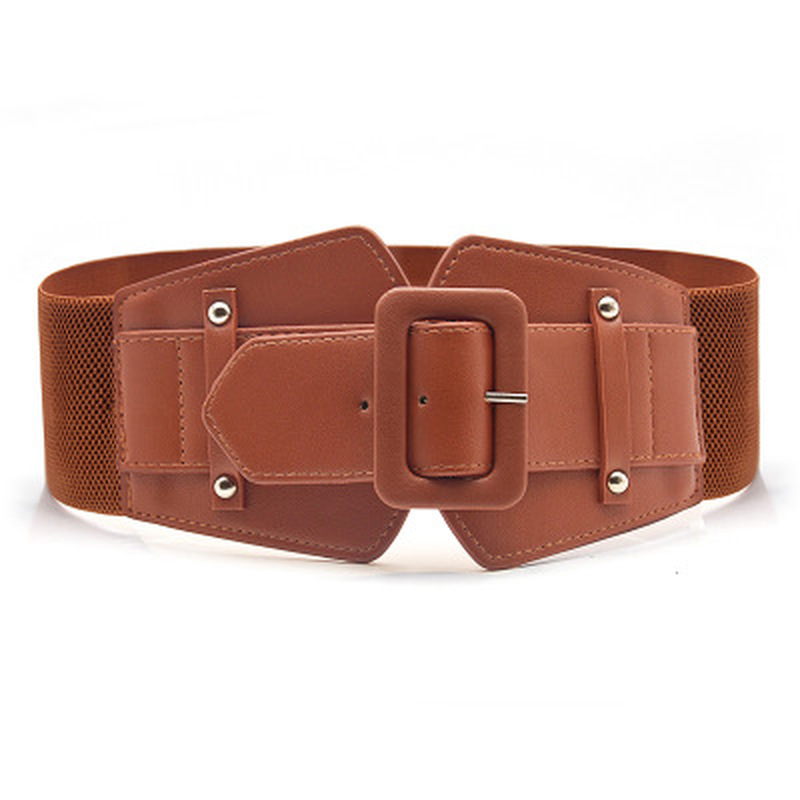 Ceinture large pour robes, ceintures élastiques, sangle de taille féminine, mode robe, accessoire décoratif, ceinture de personnalité