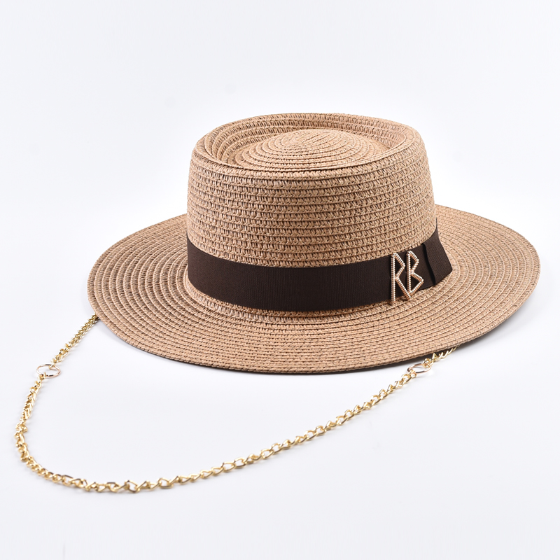 Chapeaux de paille pour femmes, décoration en ruban, chapeaux élégants pour femmes, chapeaux de fête, chapeaux de plage, chapeau de soleil, chapeau femme