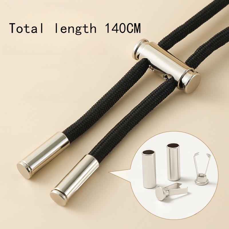 Boucle de réglage du cordon de serrage à la taille pour pantalon de sport, clip élastique pour ceinture ronde, accessoires de serrage de la taille du pantalon