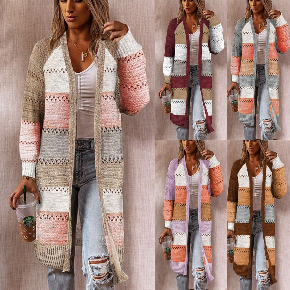 Cardigan en tricot mi-long pour femmes, mode automne-hiver 2025, nouveau style pour femmes