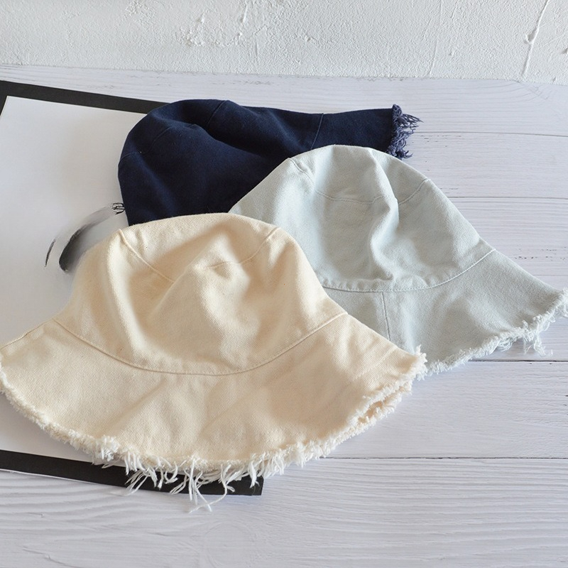 2025 coton mode coréenne décontracté dames plat gland seau casquette pêcheur chapeau plage tourisme chapeaux femmes respirant chapeau de soleil