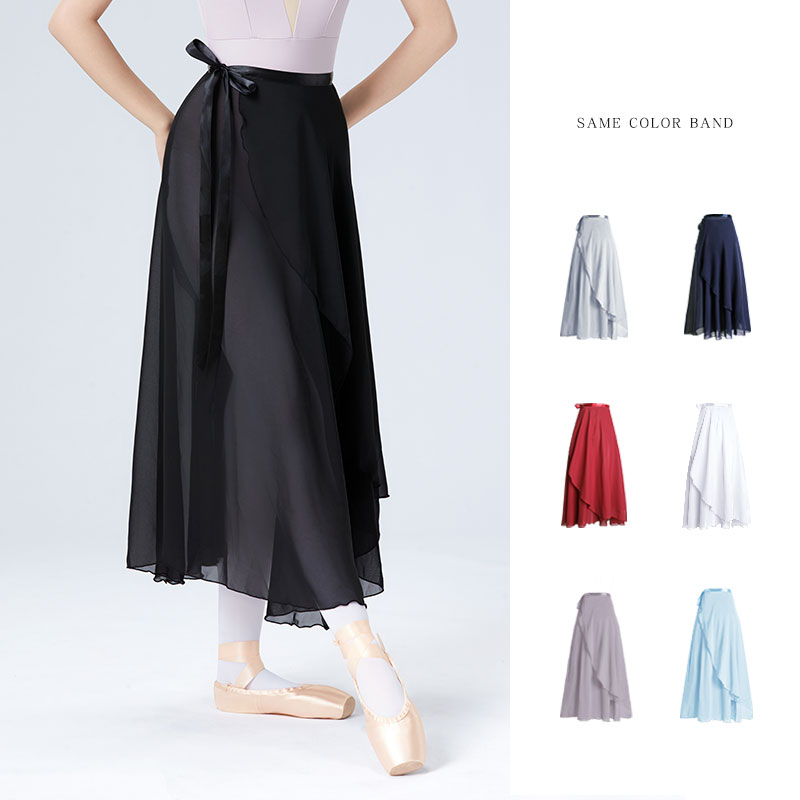 Jupe de Ballet Longue en Mousseline de Soie pour Femme, Tutu Dégradé, Costumes de brev, pour Adulte