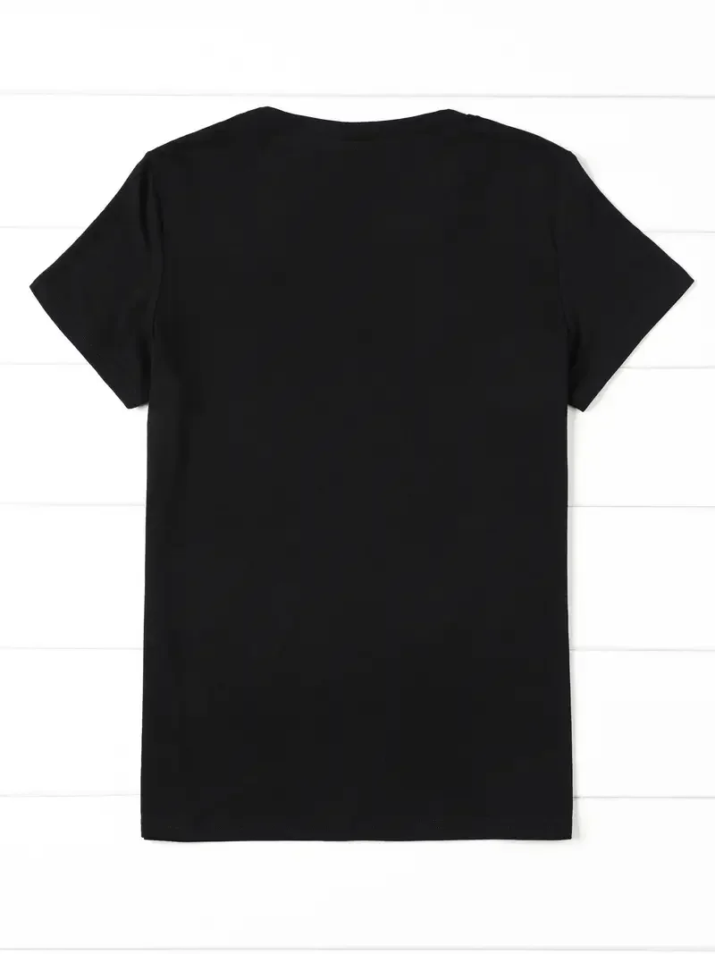 T-shirt à imprimé chat Kawaii, t-shirt graphique décontracté vintage pour femmes, manches courtes, vêtements d'été et de printemps