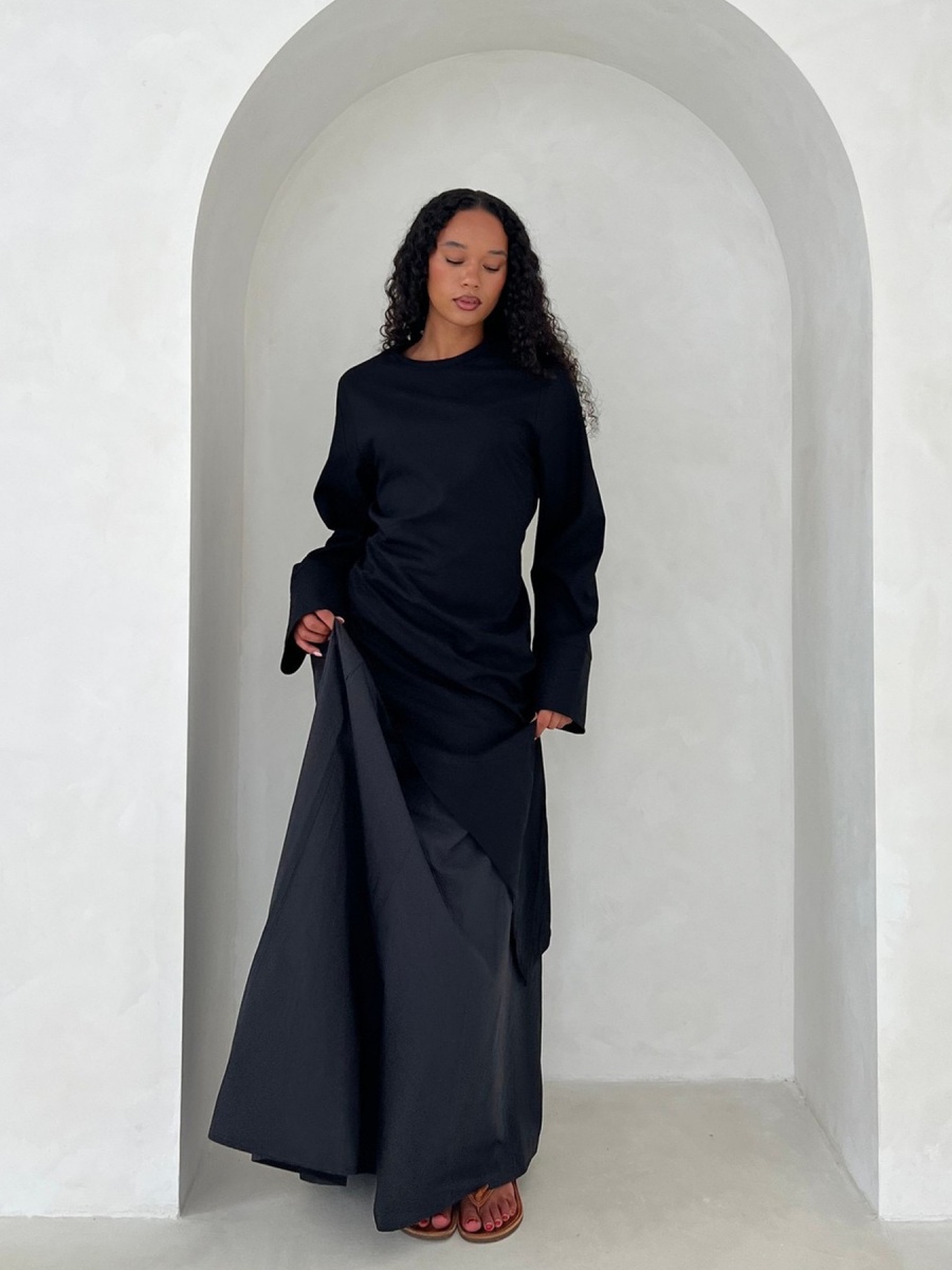 Abayas musulmanes du Moyen-Orient, arabes, de Dubaï pour femmes, ensemble deux pièces avec haut et jupe, robe kaftan modeste pour le Ramadan, vêtements islamiques pour femmes