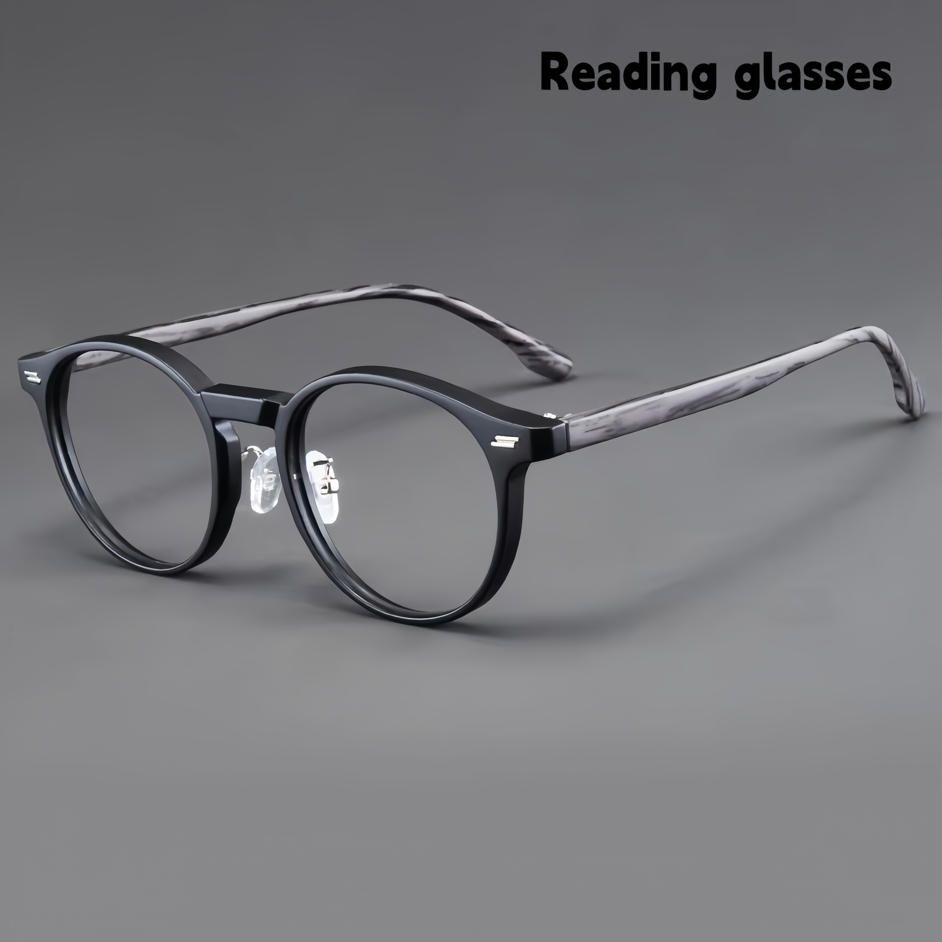 Lunettes de lecture anti-lumière bleue à monture ronde de style japonais pour hommes et femmes, style jeune