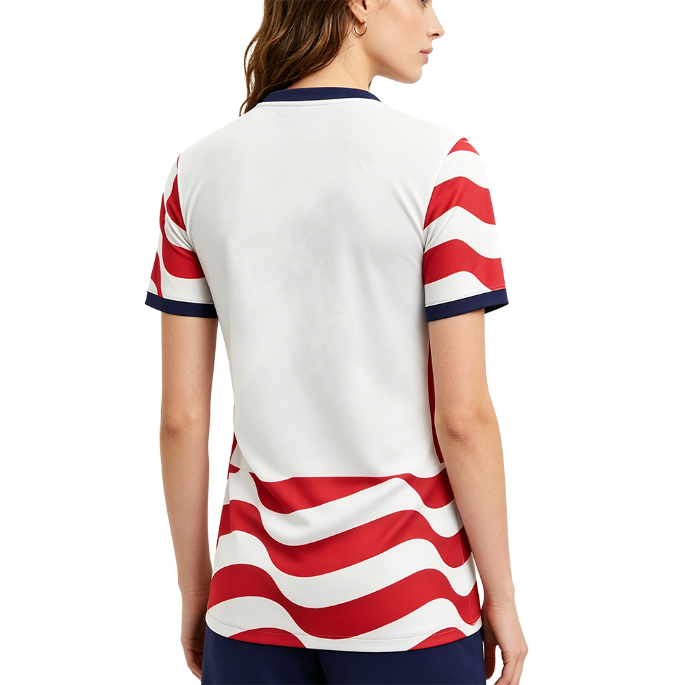 Maillot de football USA 2026 – T-shirt oversize confortable et respirant en maille pour homme, col rond, manches courtes, style été