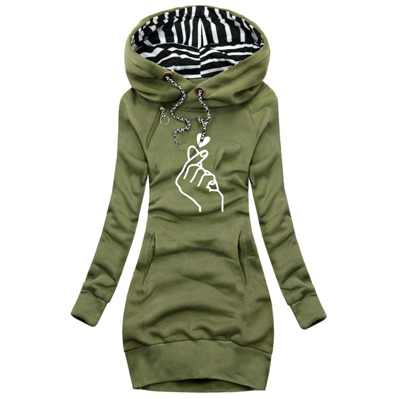 Femmes robe pull à manches longues robe à capuche automne hiver décontracté mince pull à capuche robe