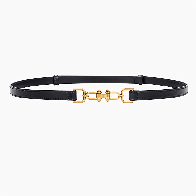 Ceinture fine en cuir véritable pour femme, ceinture décorative à la mode, ceinture réglable pour manteau imbibé, robe