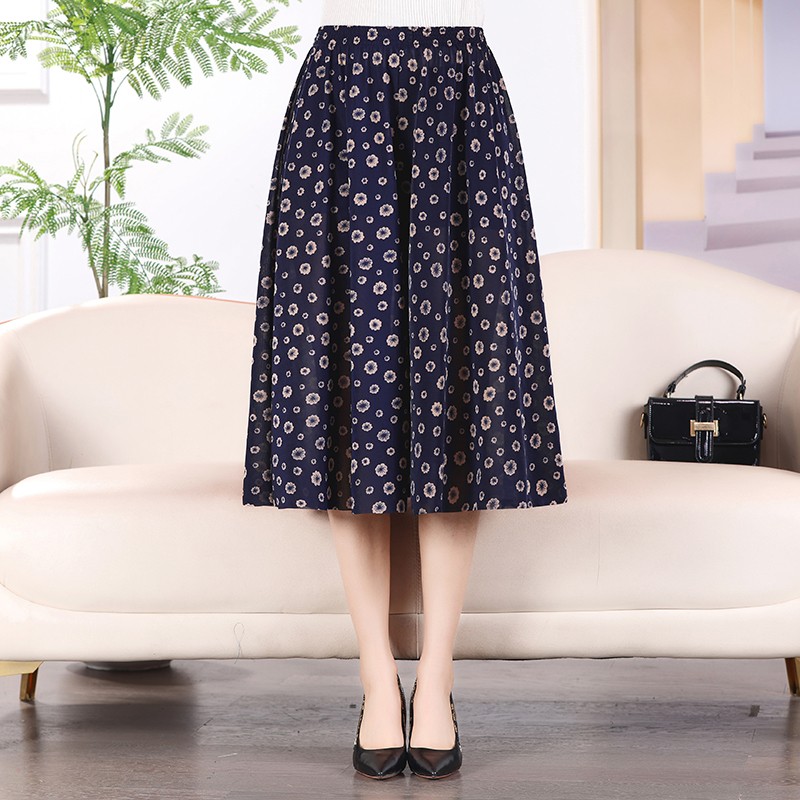 Jupe pantalon longue pour femme, grande taille, à la mode, imprimé floral, courte, classique, maison, décontractée, respirante, été 2023