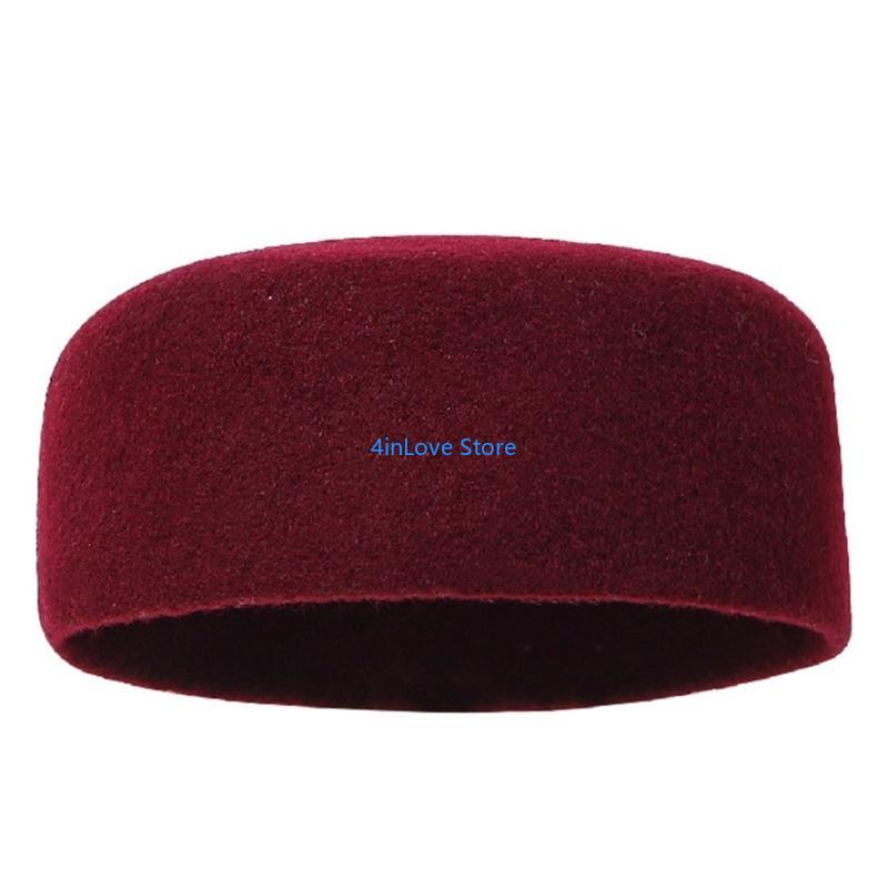 T4MD chapeau en laine à mode confortable beau chapeau unisexe musulman traditionnel