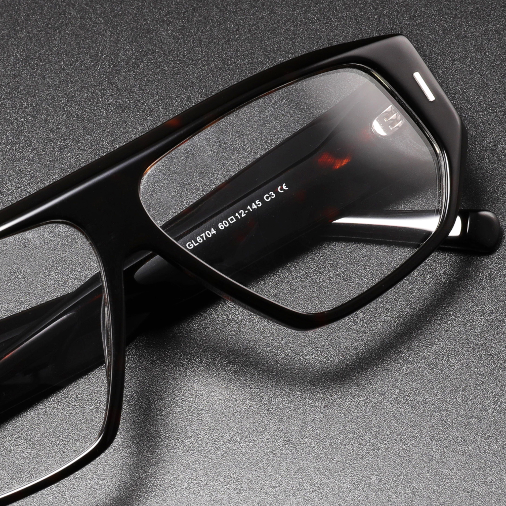Montures optiques en acétate au design cool pour hommes, lunettes de soleil polarisées de luxe surdimensionnées, lunettes de haute qualité
