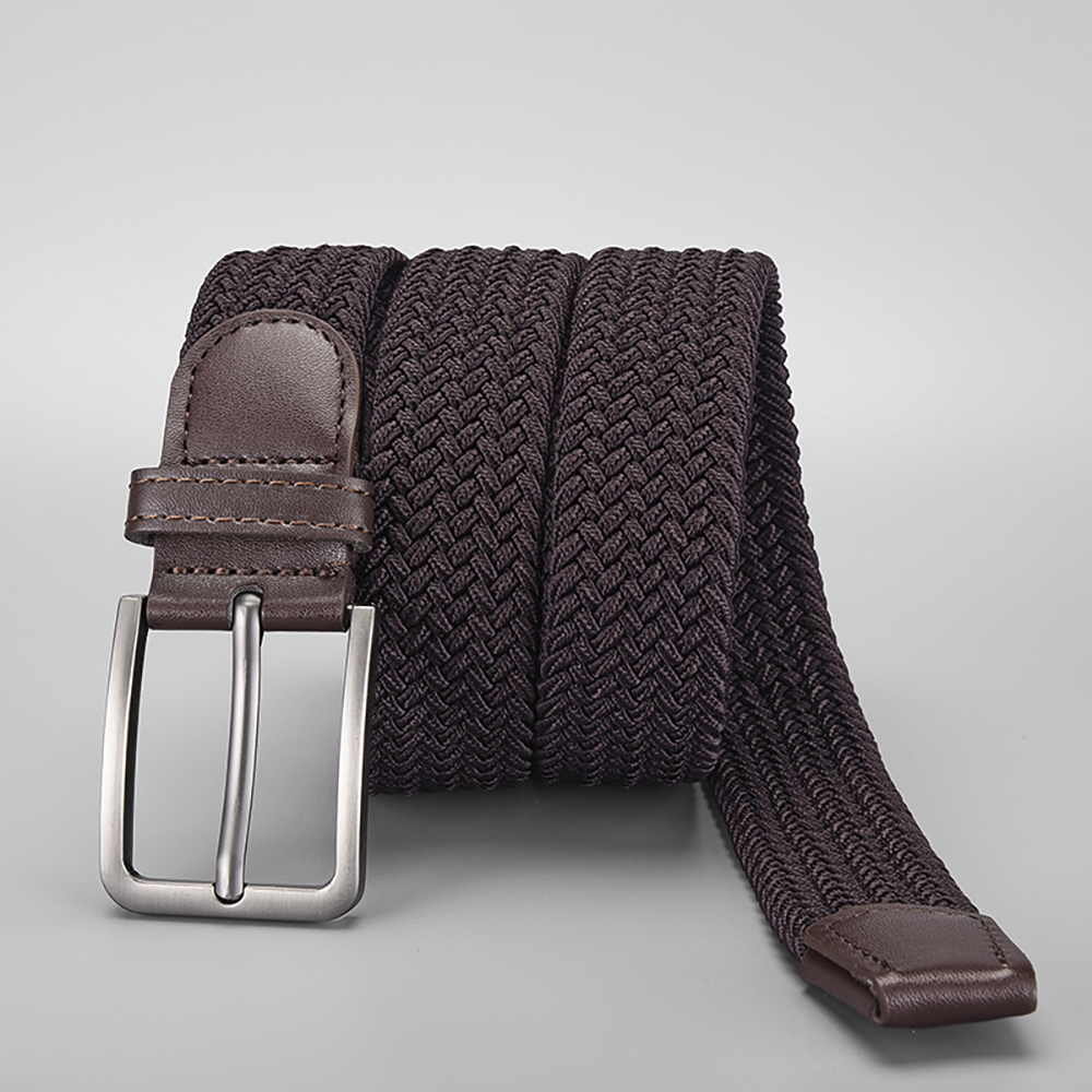 Ceinture élastique tressée pour hommes, à la mode, ceinture tactique tendance pour hommes, ceinture multifonctionnelle pour aventure en plein air