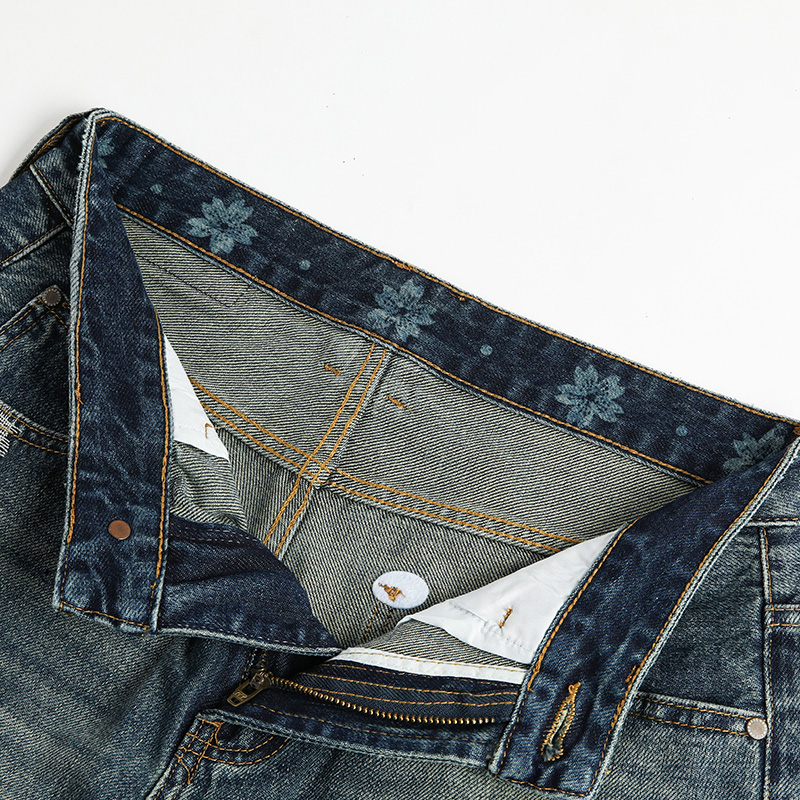 Mode coréenne déchiré Baggy jean pour hommes vêtements Vintage haute qualité Denim Cargo pantalon Harajuku décontracté pantalon en détresse