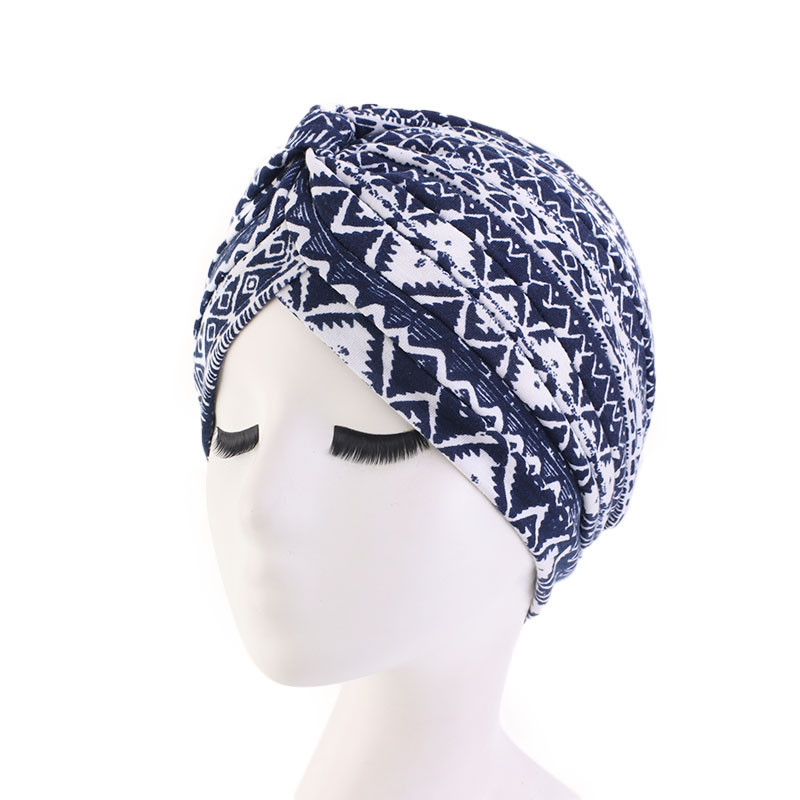 Turban imprimé léopard et floral pour femme, écharpe de sauna musulmane, bandana indien à nœud torsadé, accessoire pour cheveux