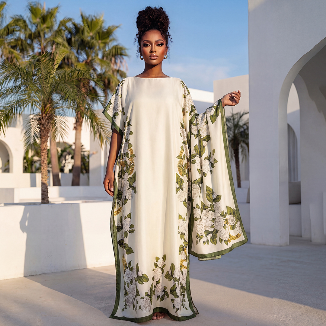 Châle africain tendance été pour femme, élégant, imprimé, long hijab musulman, robe kaftan, protection solaire, abaya koweïtienne, foulard