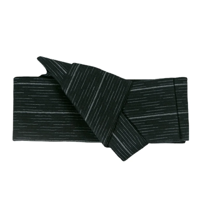 Ceinture Obi japonaise pour hommes, Kimono Yukata, Costumes traditionnels japonais, accessoires de ceinture Yukata, ceinture rayée Harajuku