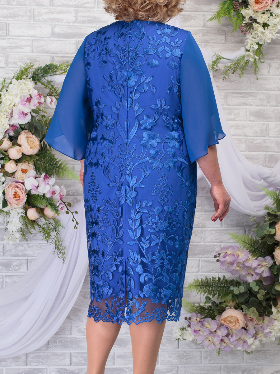 Robe de soirée grande taille pour femmes, élégante, broderie florale, robe de bal pour invités de mariage, Slim, moulante, crayon, automne 2025