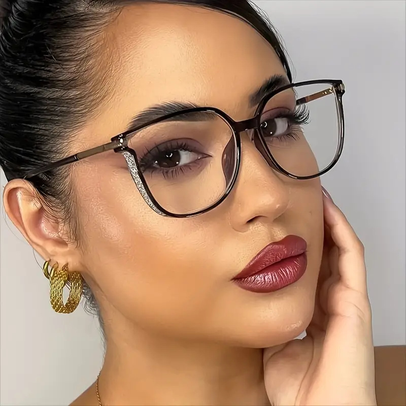 2025 lunettes de lecture surdimensionnées femmes Anti lumière bleue lunettes changement de couleur mode Prescription lunettes optiques lunettes + 0.0 ~ +