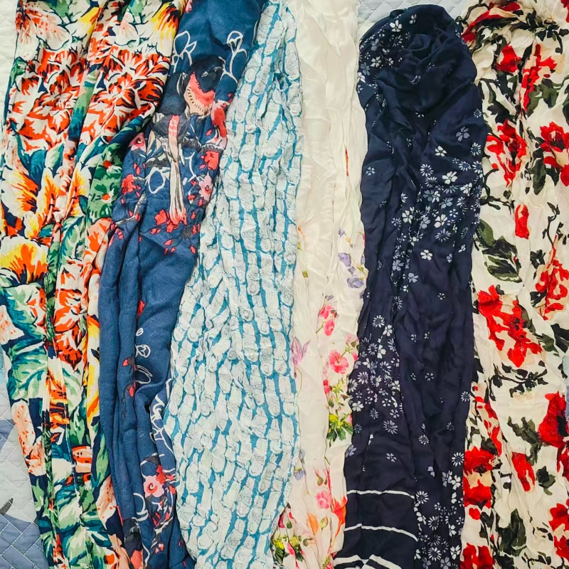 Écharpe bohème en coton et lin, imprimé Floral, châle Long léger, mode Vintage
