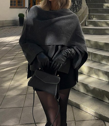 2025 hiver femme écharpe manteau à manches longues tricoté vestes asymétriques pour les femmes Streetwear casual femmes manteaux