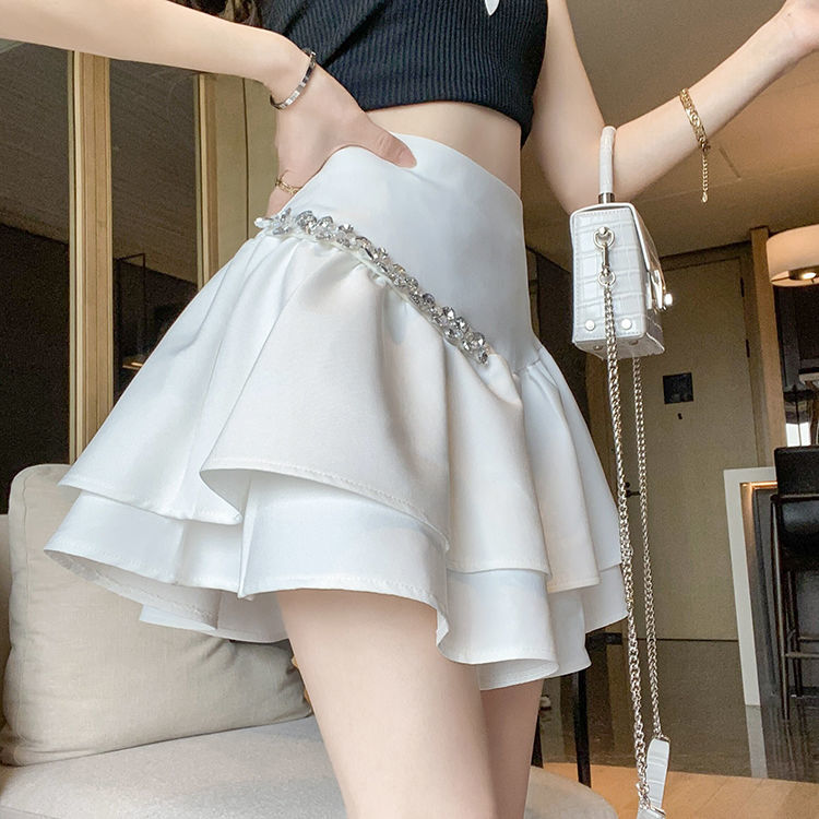 Mini jupe plissée taille haute pour filles, noire, Kawaii, mode coréenne, Style Preppy élégant, été
