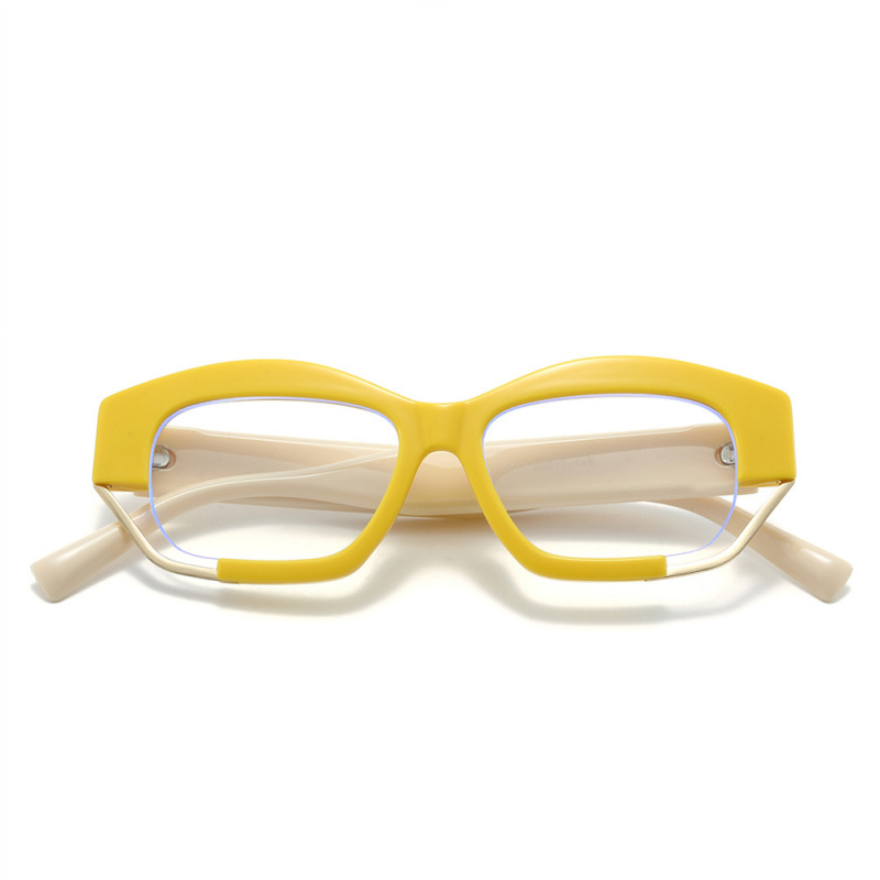 Lunettes anti-lumière bleue de forme irrégulière, tendance, pour hommes et femmes, monture décorative pour usage quotidien