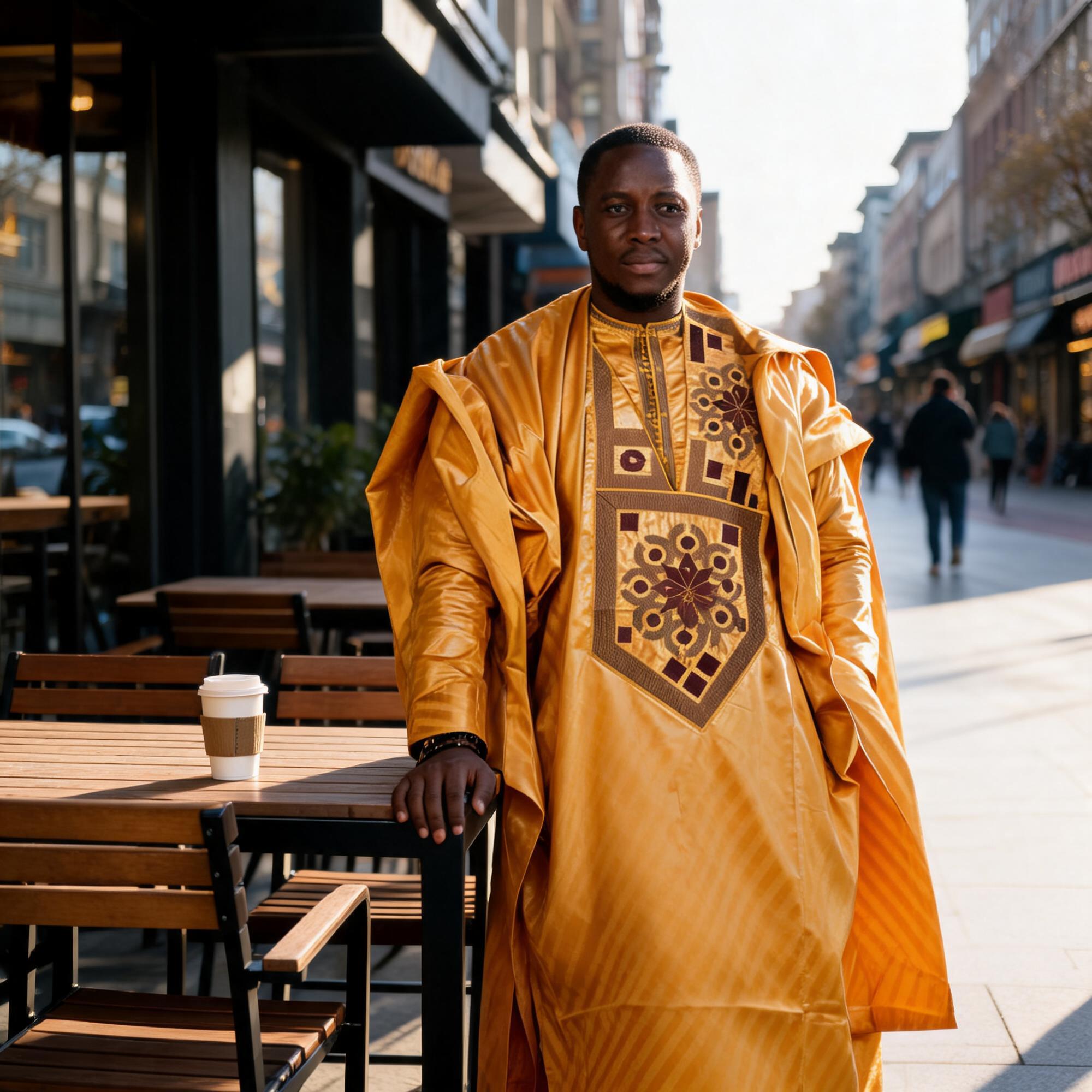 Vêtements africains pour hommes, ensemble traditionnel en bazin riche avec broderie, haut à manches longues, 3 pièces