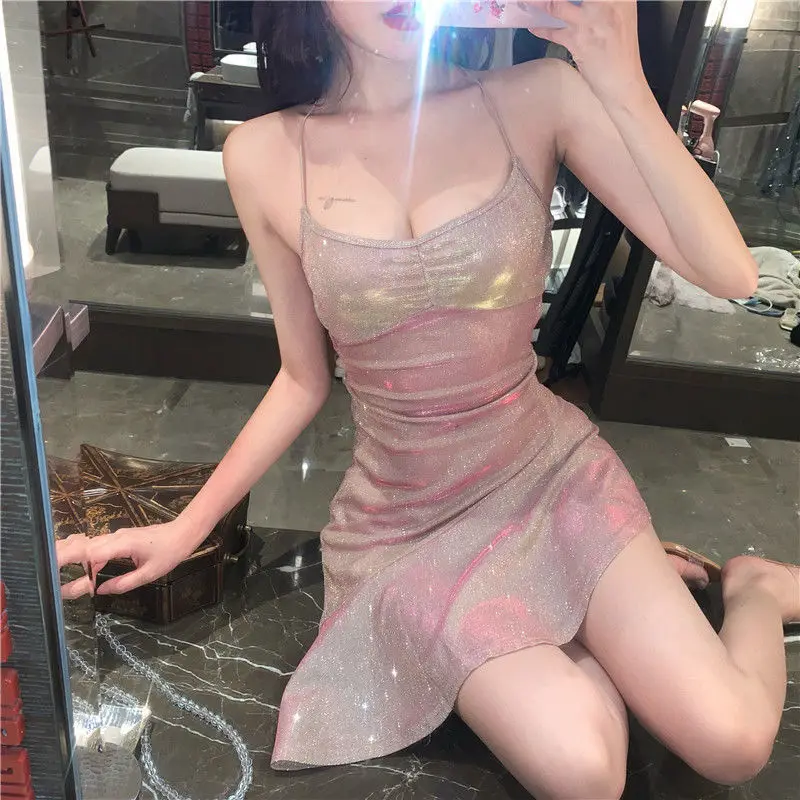 Robes Femme Robe d'été femmes irrégulière licou Robe De Mujer Femme Robe