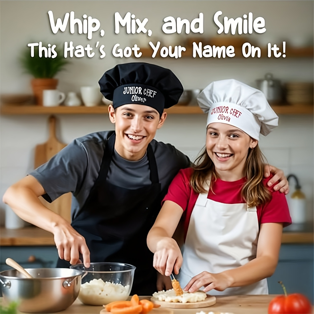 Chapeau de chef personnalisé, chapeau anti-poussière, chapeau de cuisine réglable, boulangerie, café, pâtisserie, restaurant
