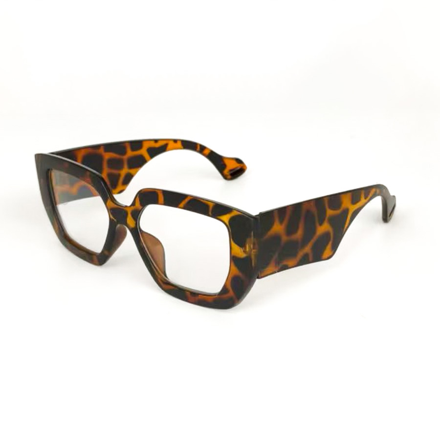 Lunettes de soleil carrées noires à grande monture pour femmes, verres transparents, lunettes décoratives pour vacances quotidiennes