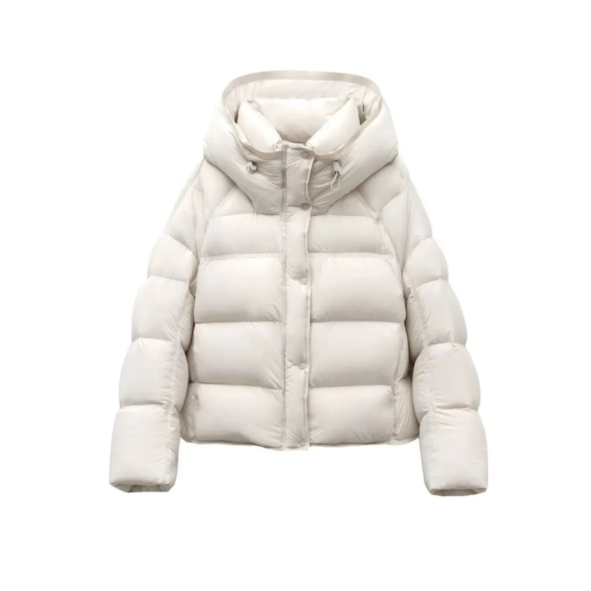 2025 nouvelles femmes coton rembourré veste hiver court à capuche lâche coton manteau coréen femmes Parkas manteau solide vêtements d'extérieur femmes bouffantes