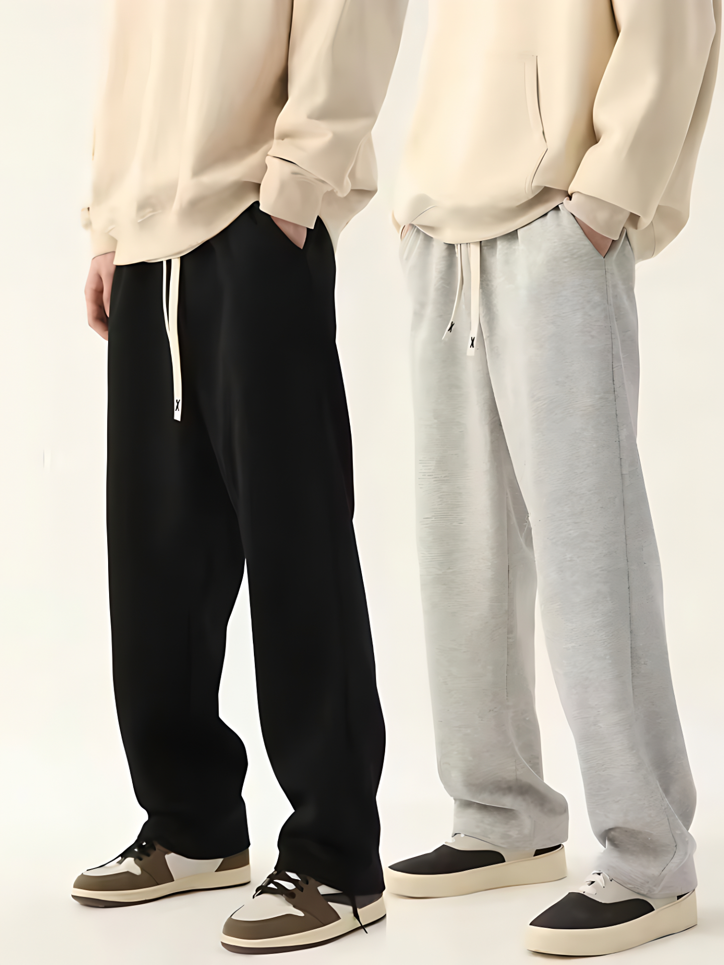 Pantalon de jogging pour hommes, baggy, neutre, respirant, baggy, pour l'extérieur, design à la mode, nouveau pantalon de survêtement