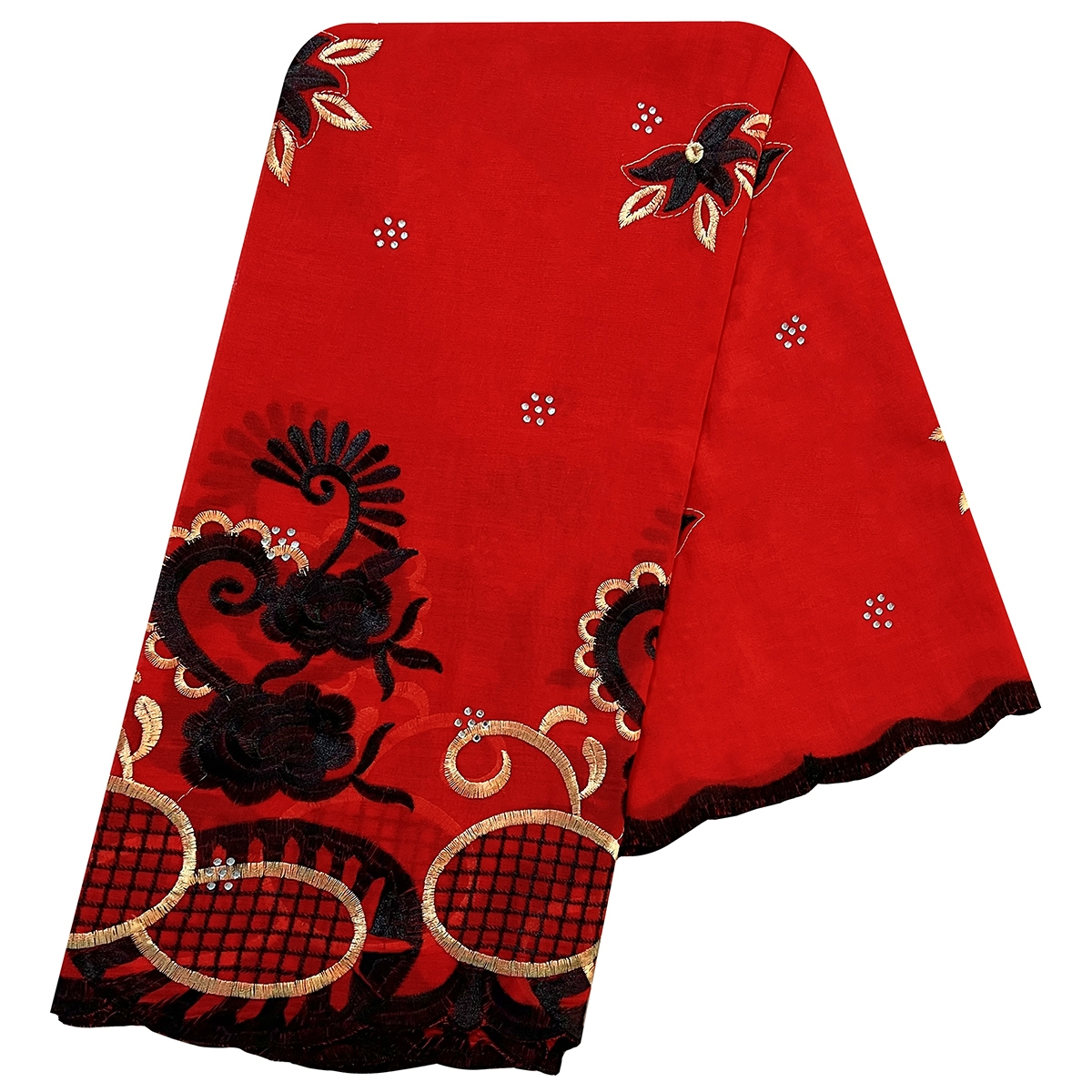 Écharpes pour femmes africaines, mode 20224, Design grand cercle, grande broderie en coton, grande taille, écharpe musulmane pour châles Pashmina, offre spéciale