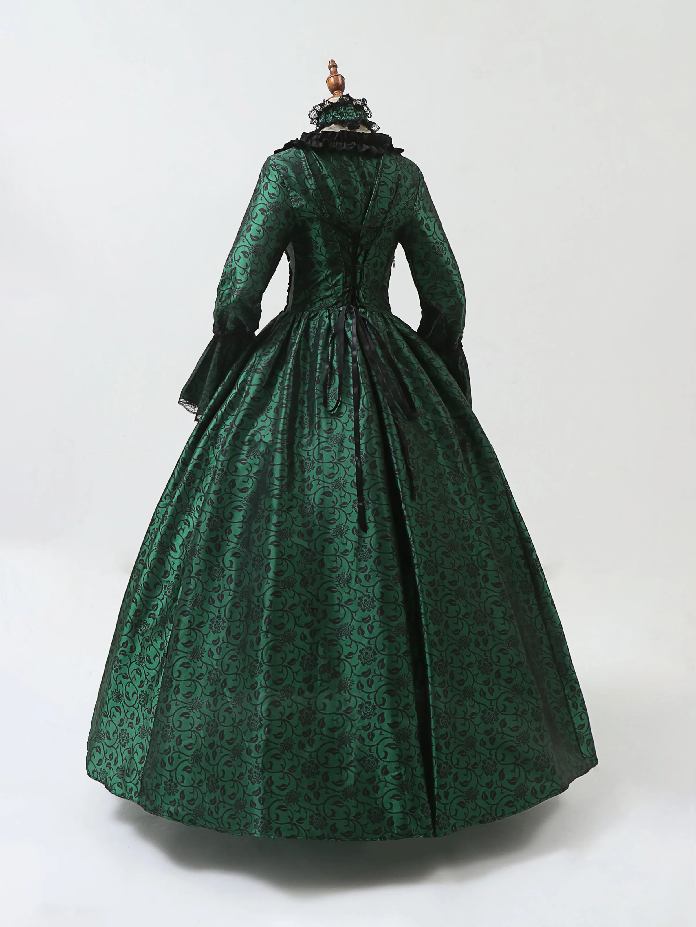 Cosplay Marie Antoinette Robe médiévale manches évasées victorien fête Robe formelle Renaissance gothique Robe florale
