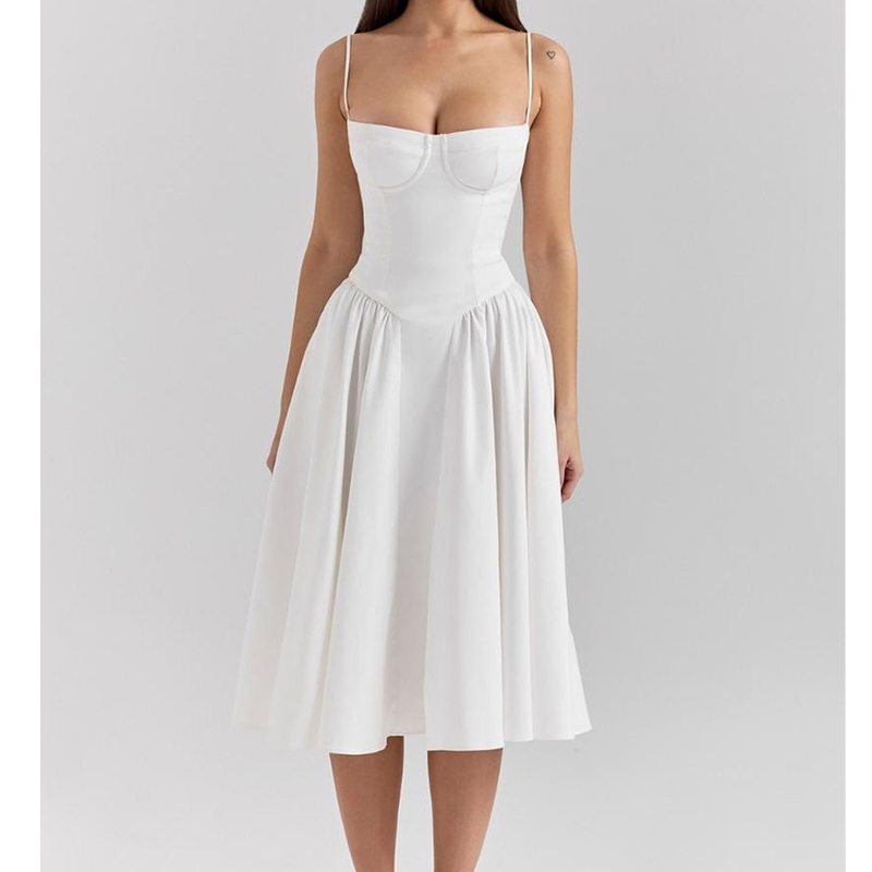Été Sexy femmes robe bohême longues robes de luxe élégant col en v sans manches Slip fleur plage robe d'été pour femme 2025