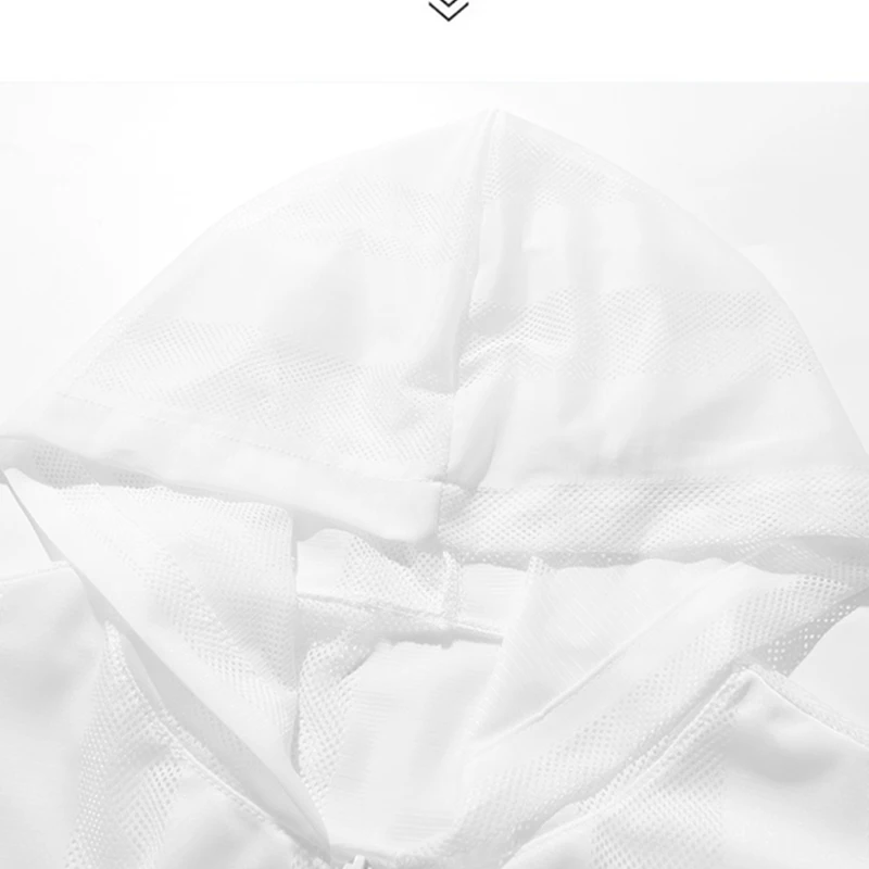Vêtements de Protection solaire d'été pour hommes, léger et respirant, veste à capuche en soie glacée à séchage rapide, manteau d'extérieur Anti-ultraviolet