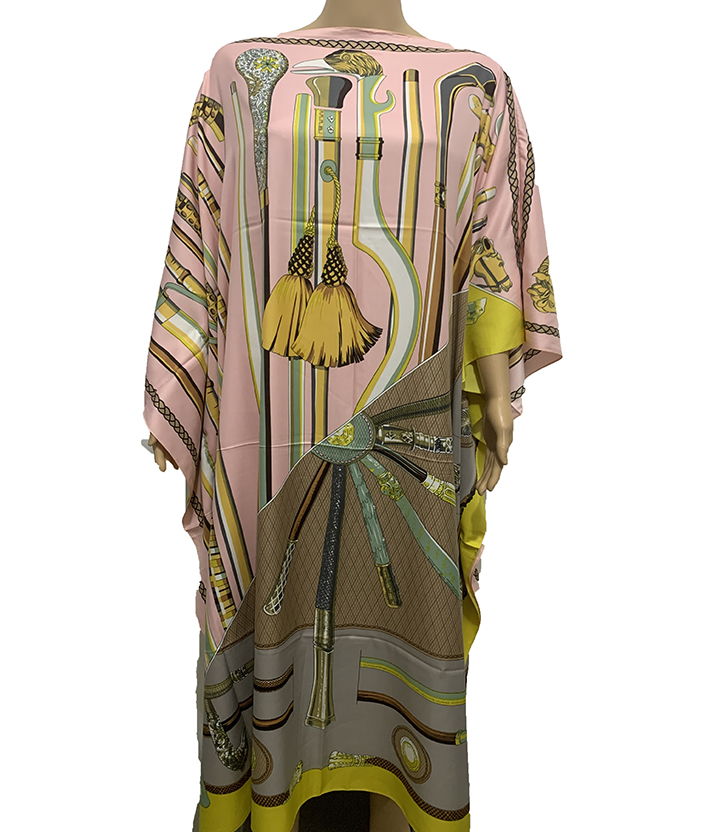 Robe africaine pour femmes, élégante, imprimée, style boho, kaftan, maxi, Turquie, abinjaya riche, caftan, été
