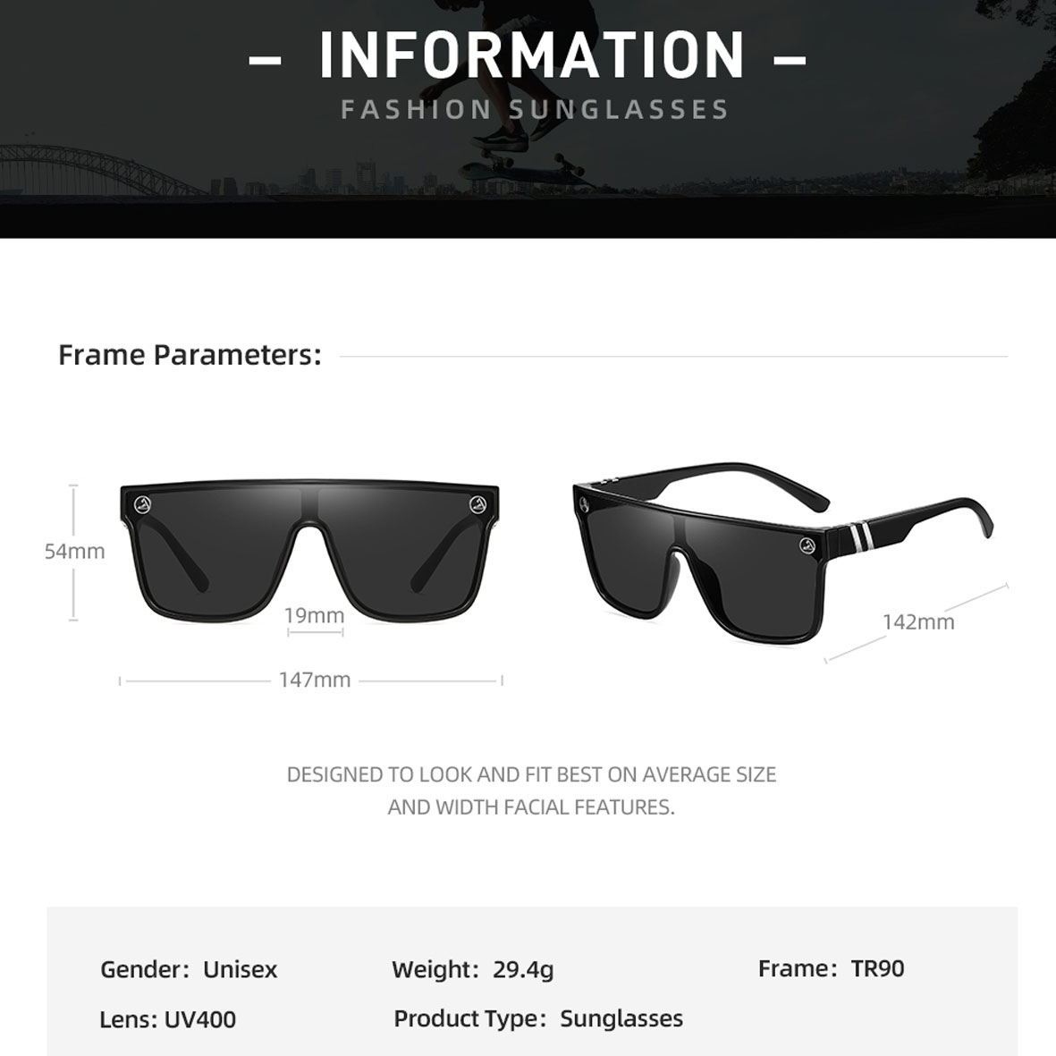 Lunettes de soleil UV400 pour hommes et femmes, pêche, randonnée, cyclisme, sports de plein air, tout neuf