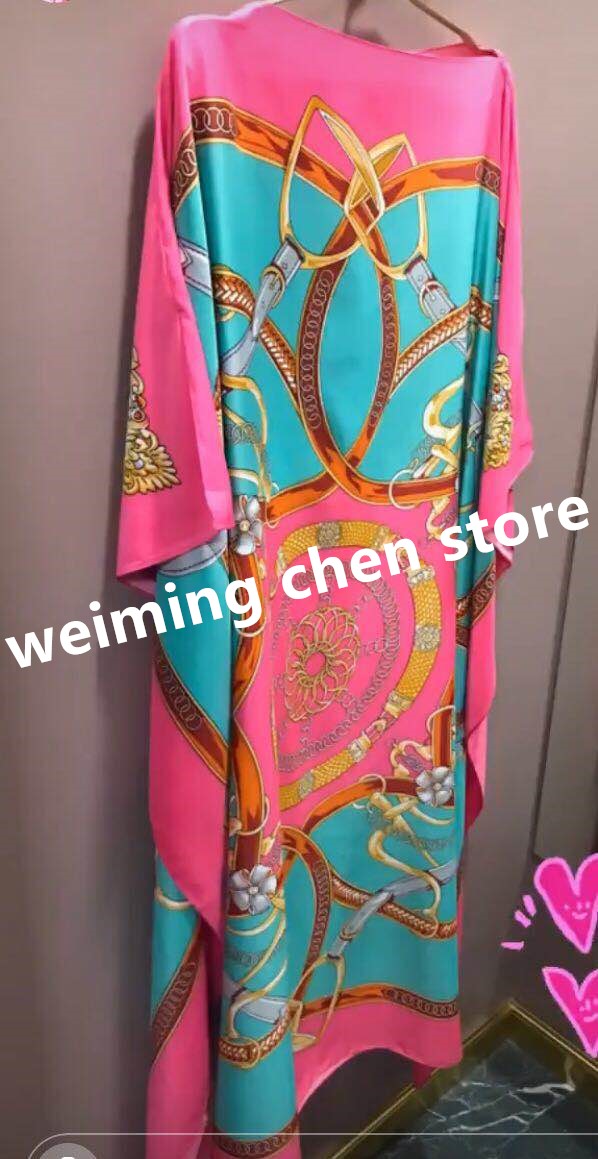 Robe élégante surdimensionnée à imprimé africain traditionnel pour femmes, longueur de la robe: 130cm, buste: 130m