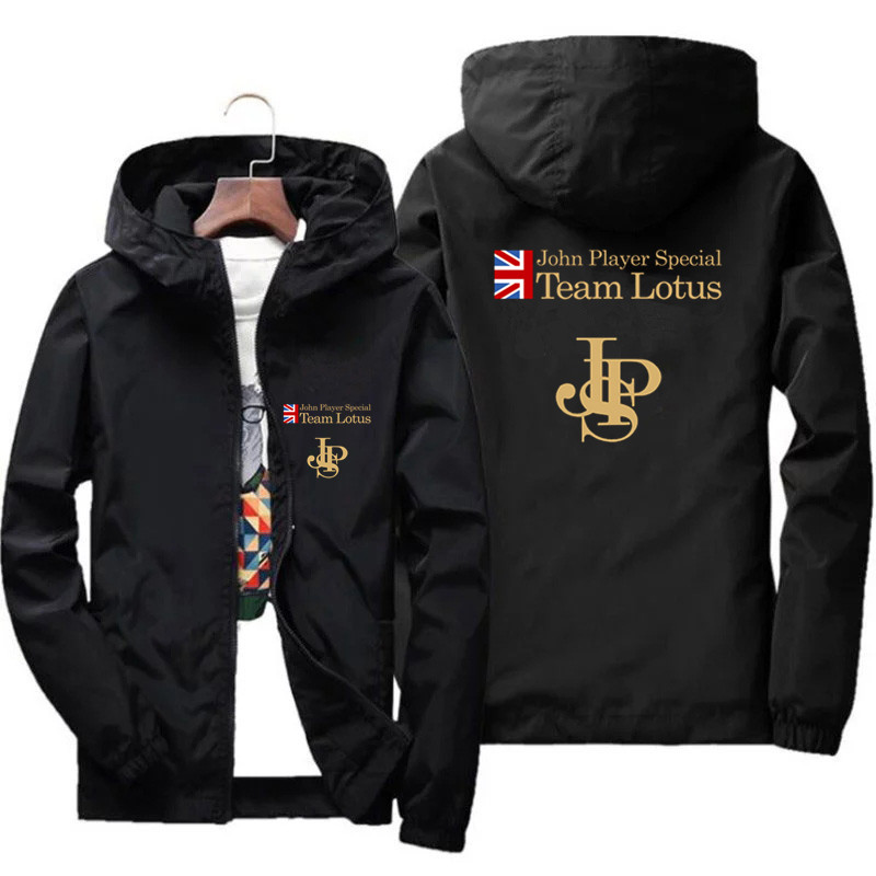 Hommes JPS John Player équipe spéciale grande taille vêtements de sport épais coupe-vent veste à capuche fermeture éclair pilote Parkas vêtements manteau 7XL