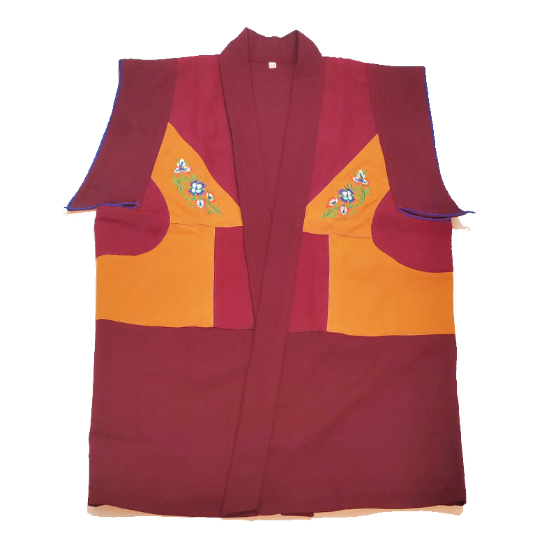 Vêtements de moine tibétain, hauts bouddhistes, gilet, veste, secte tantrique