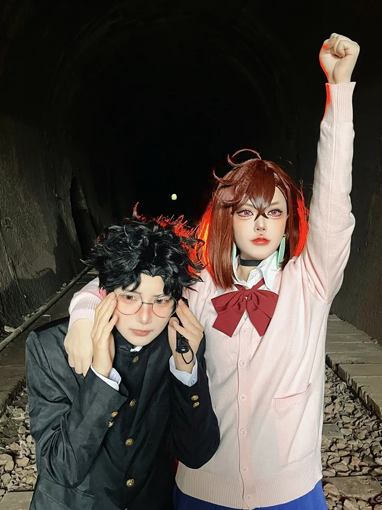 Costume de Cosplay Anime Dandadan Aira Shiratori JK, jupes de marin, Costume Momo Ayase Ken Takakura, vestes et pantalons, perruque, ensembles scolaires
