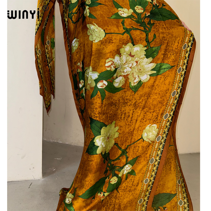 WINYI robe traditionnelle africaine musulmane pour femme abaya dubaï caftan de luxe robe de soirée élégante robe Maxi longueur couvertures de plage