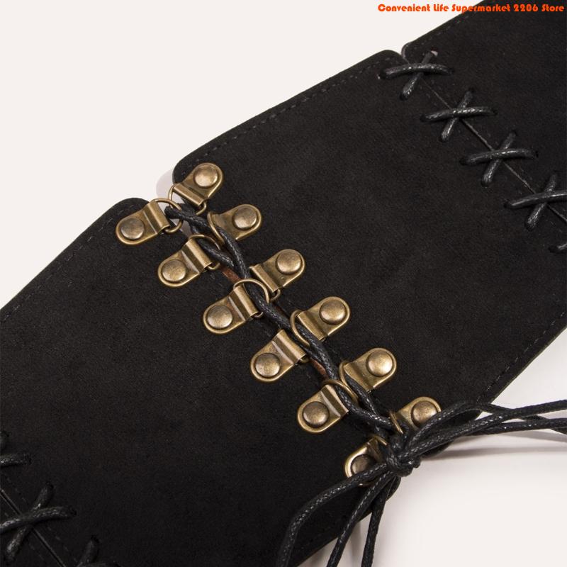E06E – Corset Vintage Steampunk pour adolescentes, ceinture à taille large, Costume Cosplay d'halloween