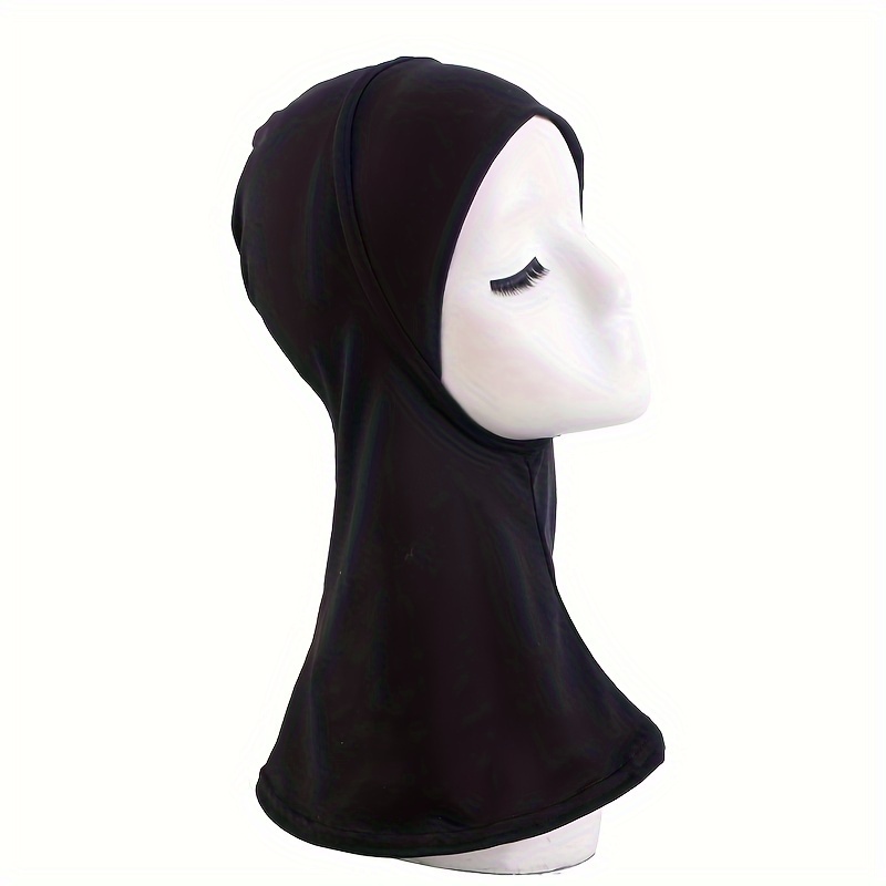 Bonnet turban sous écharpe, Hijab, Ramadan, fin, respirant, élastique, casquettes pull, style élégant, tête musulmane, cadeaux ronds pour Eid